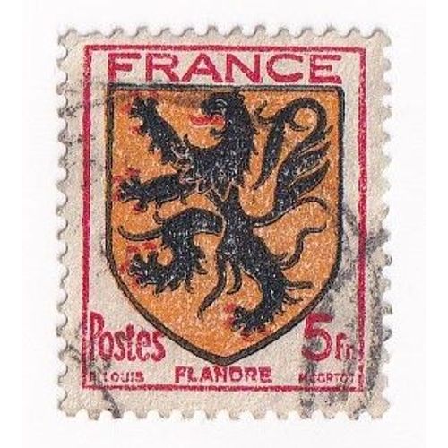 Timbre Armoirie Provinces Flandre N° 602 Yvert Et Tellier