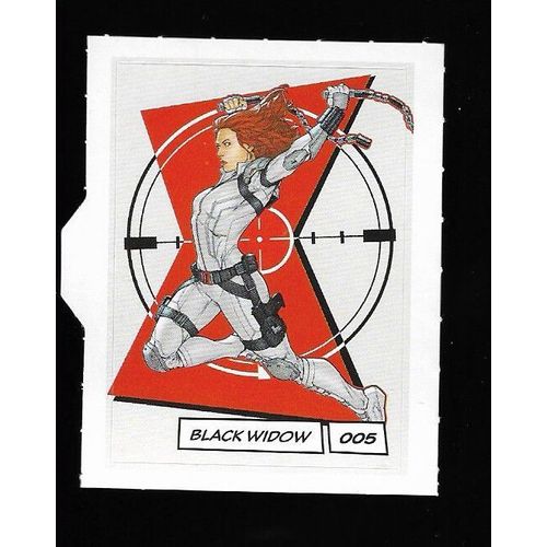 Autocollant Marvel Leclerc 2020 Black Widow 005