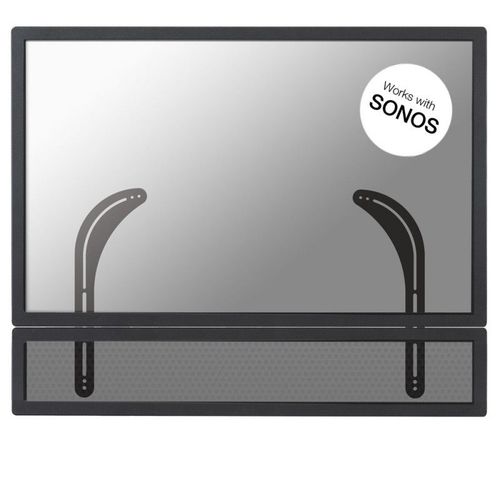 newstar soundbar mount universal for tv black. max 15kg noir