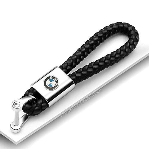 Très Beau Porte-Clés En Cuir Métal Logo Bmw Serie 1-2-3-5-6 X1/X3/X5/X6 ///M Performance