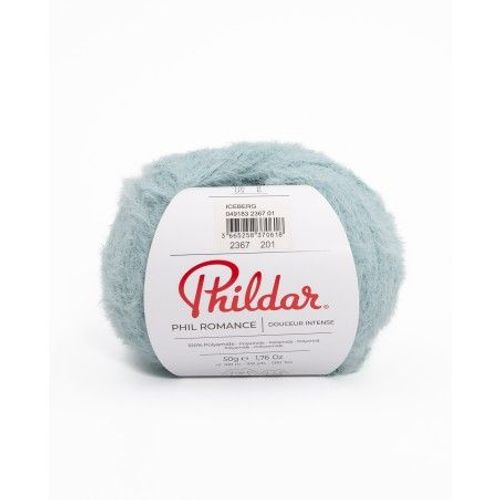 Fil Doux Phil Romance - Phildar - Certifié Oeko-Tex Iceberg Bleu