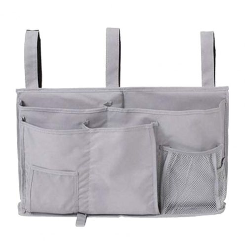 Sac de chevet suspendu au chevet du lit pour étudiants, en tissu Oxford, tridimensionnel, multi-poches, caddie à usage quotidien, fournitures scolaires