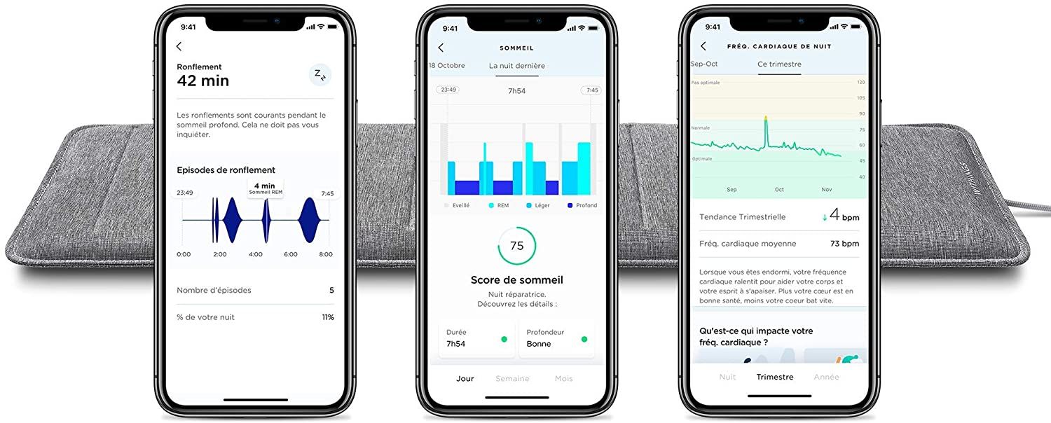 Withings Sleep Analyzer Capteur de sommeil connecté image 1 | Rakuten
