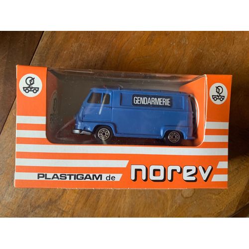 Estafette Gendarmerie Plastigam Norev 250 Avec Boîte-Norev