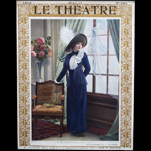Le Théâtre Mai 1912, N° 322 Magnifique Photo D'ida Rubinstein + Les Ballets Russes