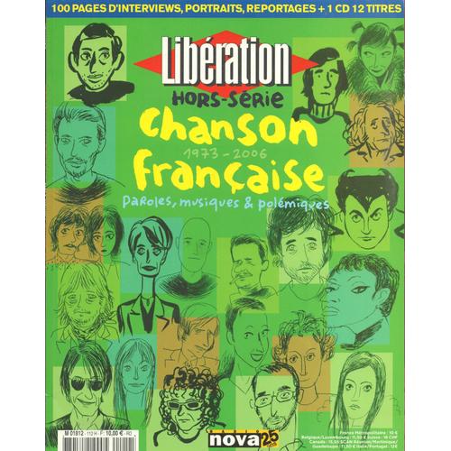 Libération Hors-Série Hors-Série N° 112 : 1973-2006 Chanson Française