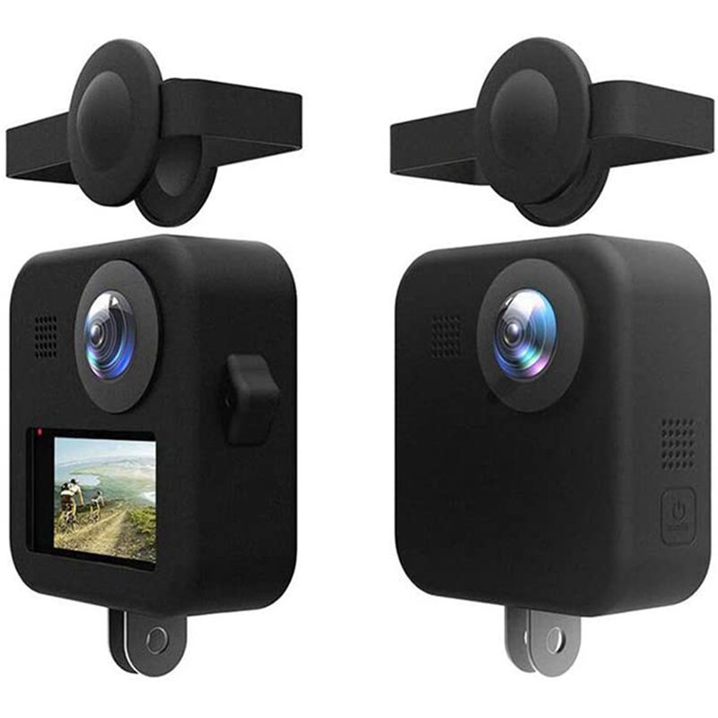 tui De Protection En Silicone Pour Gopro Max, Capuchons D'o... - 2