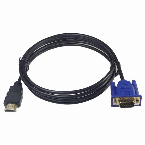 Câble adaptateur HD15 mâle vers VGA, longueur de 6 pieds, 1.8M, adaptateur mâle vers VGA/RCA, pour PC et TV