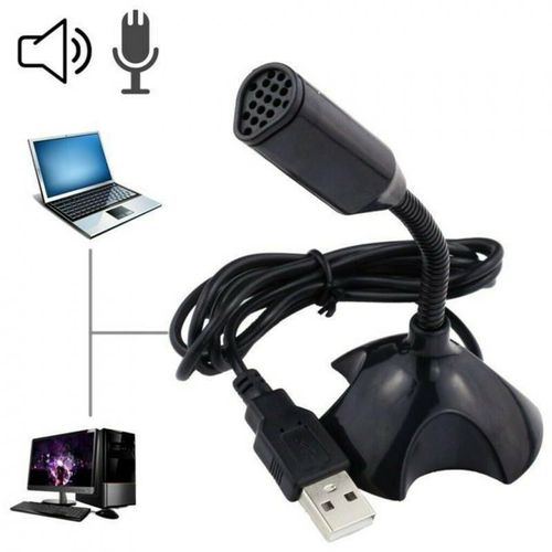 Mini Microphone Professionnel à condensateur Dslr, pour ordinateur, PC, ordinateur portable, Notebook