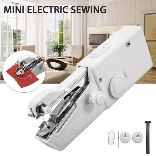 Outil De Couture Portable Électronique | Mini Machine À Coudre Portable Machine À Coudre Portable Pour Voyage Sécurité Pour Vêtements De Bricolage Vêtements De Maison Outil De Couture De Tissus