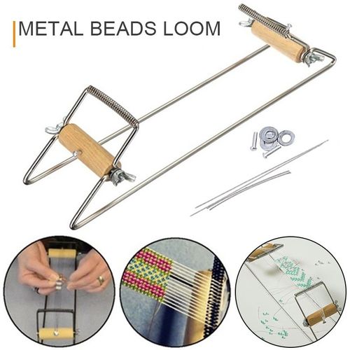 Ensemble De Métier À Tisser Perles Et Colliers | Machine À Tricoter En Bois Fait À La Main Pour Bijoux Bracelets Colliers Fabrication D'accessoires Bricolage