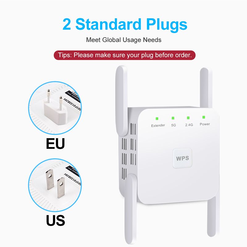Rpteur WiFi sans fil 5 Ghz, 1200 Mbps, 2,4 Ghz, routeur av... - 4