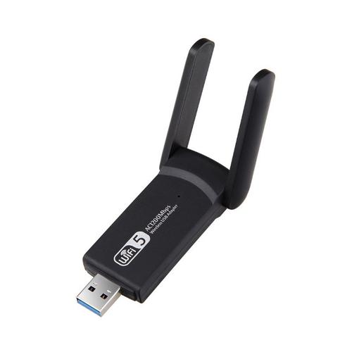 Carte réseau USB 2.4 double bande pour ordinateur portable, 3.0/5Ghz, adaptateur d'antenne Wifi sans fil, 1200 mb/s, 802.11n/ac