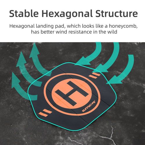 Tapis D'atterrissage Pliable Pour Drone Dji Mavic Pro/3 Air 2/2s, Tapis De Stationnement Pour Mini Se/Air 2s/Dji Fpv Rc, Accessoires-Générique