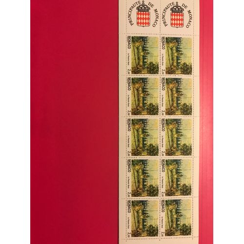 Monaco - Carnet Numéro 8 , 10 Timbres Neufs Numéros 1833 - La Placette Bosio - Année 1992