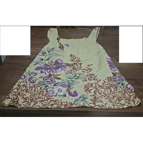 Robe Estivale Jaune A Fleurs Taille 12 Ans ..