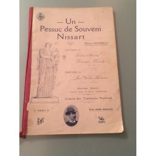 Menica Rondelli "Un Pessuc De Souveni Nissart" Ed. 1931