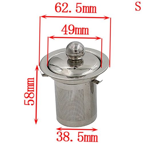 Infuseur À Thé En Maille D'acier Inoxydable, 3 Tailles, Réutilisable, Passoire À Thé, Théière, Feuille De Thé, Filtre À Épices, Verres, Accessoires De Cuisine