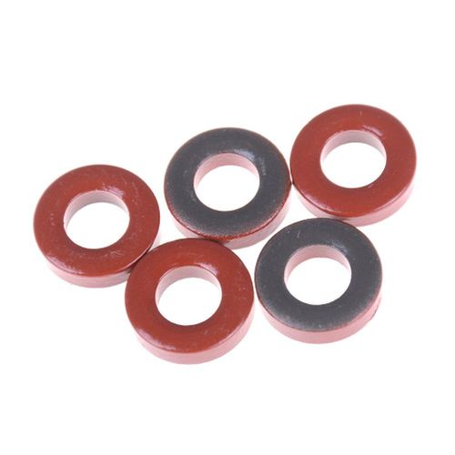 Lot de 5 noyaux magnétiques à haute fréquence, noyau de fer Carbonyl T68-2, poudre de fer, radiofréquence