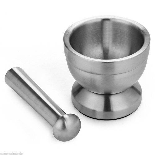Broyeur À Ail Et À Épices, En Acier Inoxydable, Avec Pilon À Mortier, Pour Herbes Et Herbes, Outil De Cuisine