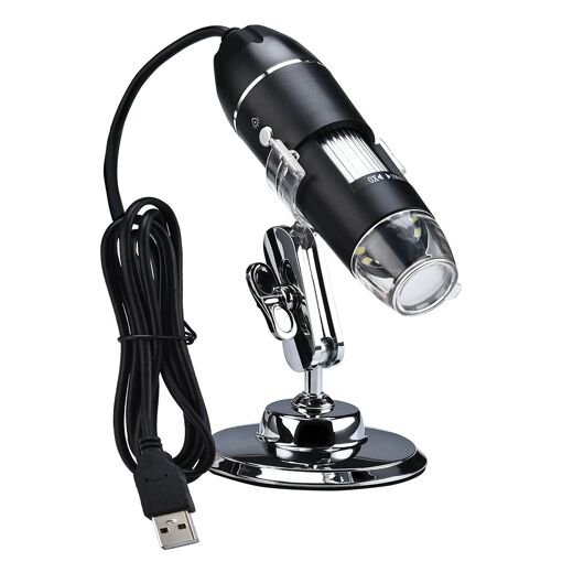 Microscope numérique USB Portable 1600x HD, Microscope élect... - 2
