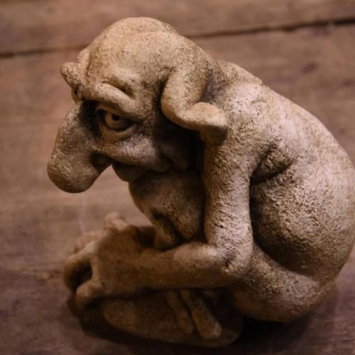 Statue de Gargoyle, Sculpture gothique longue durée, réutilisable, Anti-décoloration, à la mode, Sculpture de traîne de Style Vintage
