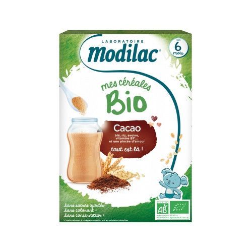 Mes Céréales Bio Dès 6 Mois Cacao 250 G