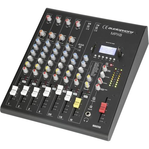 Audiophony MPX8 table de mixage 8 canaux