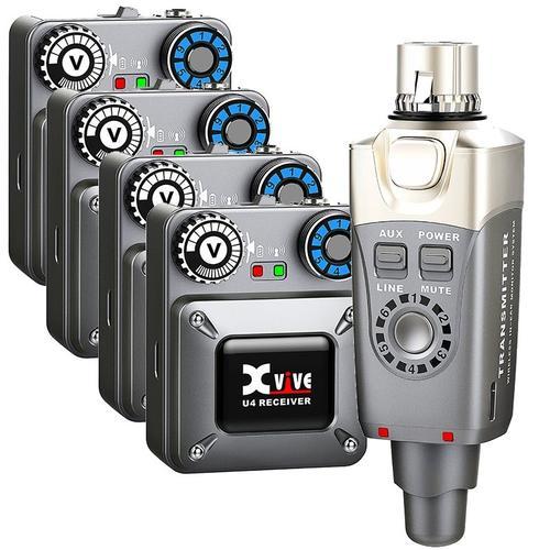 Xvive U4 Set R4 système de monitoring intra-auriculaire sans fil (2,4 GHz)