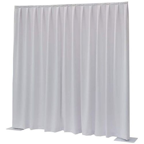 Showtec P&D Curtain Dimout 300x400 Pipe & Drape rideau plissé blanc