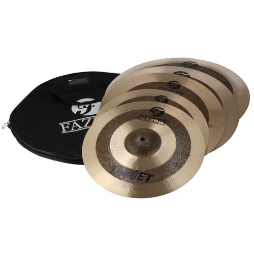Fazley Cym Target Kit B20 Pack De 4 Cymbales Avec Housse