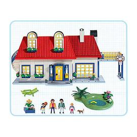 Playmobil (N° 3206-3965-3967-3968-3969) - Maison contemporaine équipée