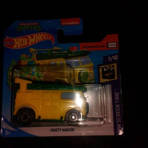 Hot Wheels 2020 Hw Screen Time Tortue Ninja Party Wagon - 147/250
