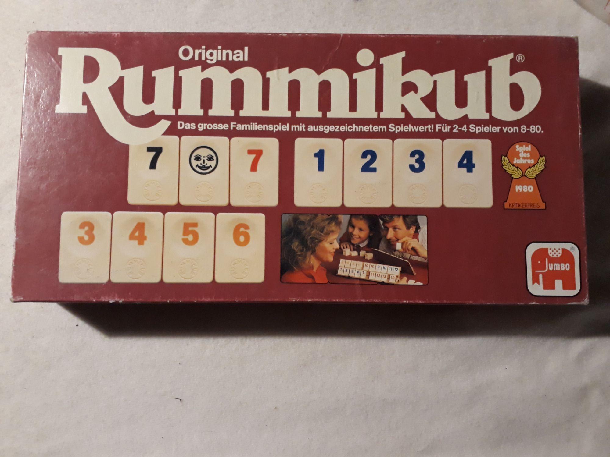 Rummikub Jeu de société classique pour 2-4 joueurs