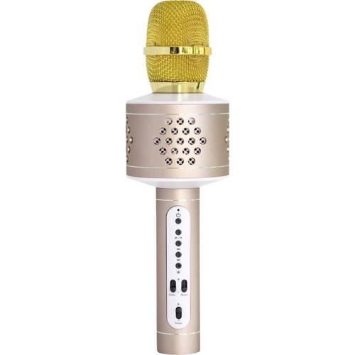 Technaxx MusicMan Karaoke Microphone PRO BT-X35 - Microphone - argent, or