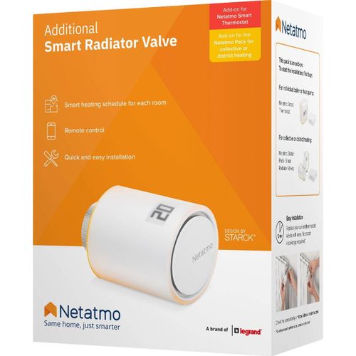 Tête thermostatique sans fil Netatmo NAV01-DE 5 à 30 °C