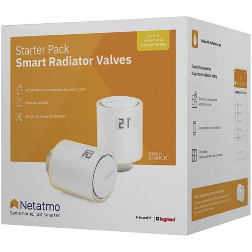 Set tête thermostatique sans fil Netatmo NVP01-DE 5 à 30 °C