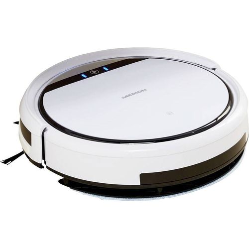 Robot de nettoyage Medion MD 10064 MD 10064 blanc, noir 1 mur virtuel, commandable à distance