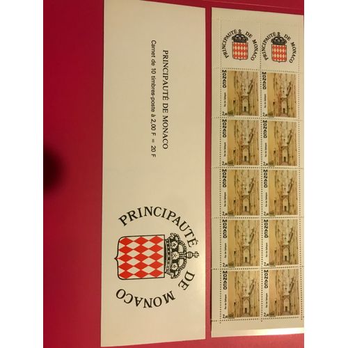 Monaco - Carnet Numéro 3 De 10 Timbres - Année 1988 - Rue Des Spélugues De C Rosticher