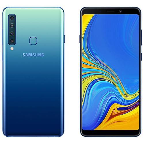 Samsung Galaxy A9 (2018) 128GB bleue EU [15,95cm (6,3"") OLED Display, Android 8.0, Quadkamera]