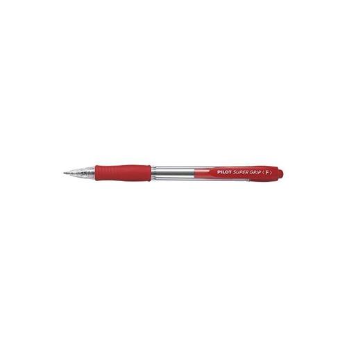 Pilot Super Grip - Stylo Bille - Rouge - Pointe Fine