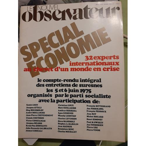 Le Nouvel Observateur Special Economie Compte Rendu Integral Entretiens De Suresnes Juin 1975