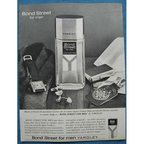 Publicité Papier - Yardley After Shave Bond Street For Men De 1966