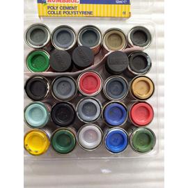 KIT de 25 pots de peinture HUMBROL ENAMEL pour Modelisme Rakuten