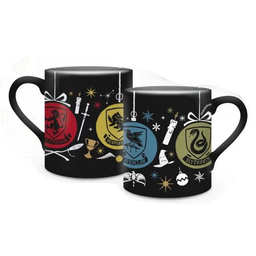 Harry Potter - Mug Quatre Maisons - Boules De Noël
