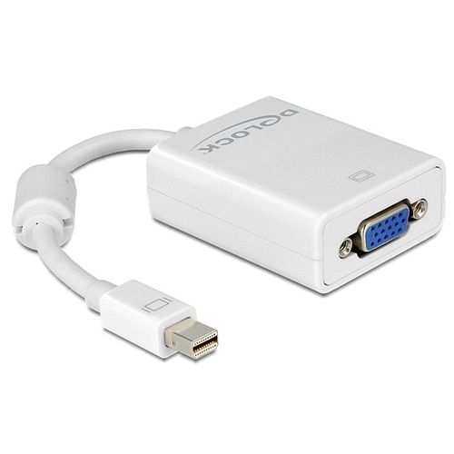 Delock Adapter Mini Displayport / Vga Fm 0,18 M Vga (d-sub) Blanc