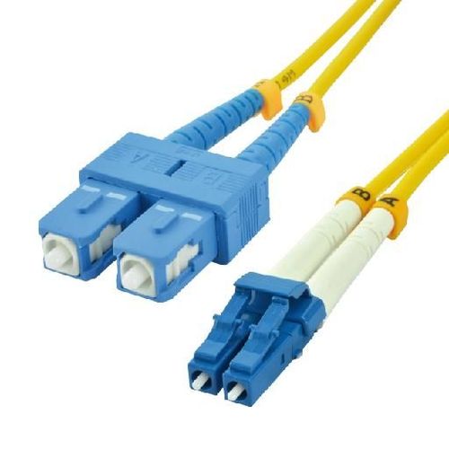 MCL Samar - Câble réseau - mode unique SC (M) pour mode unique LC (M) - 15 m - fibre optique - 9 / 125 micromètres - OS2