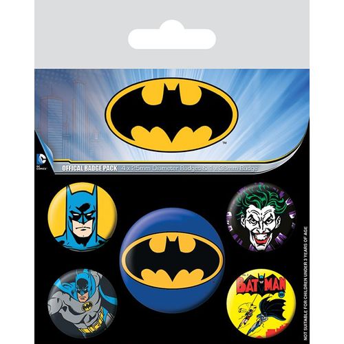 Batman - Characters - Pack De 5 Badges