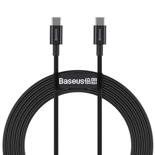 Baseus Catys-c01 Câble Usb 2 M Usb C Noir