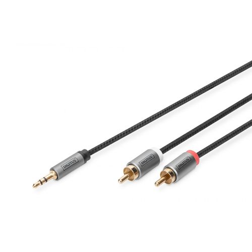 Digitus Câble Adaptateur Audio, Prise Jack 3,5 Mm Vers Rca
